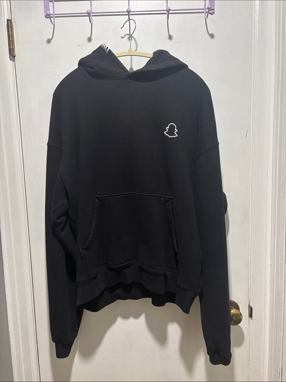 MADHAPPY x Snapchat limited edition ghost hooded sweatshirt size small rare